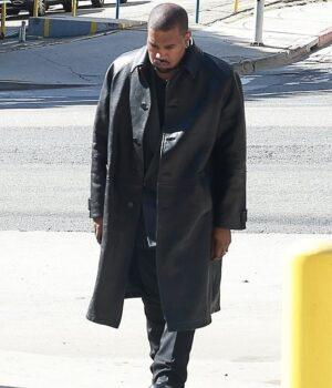 News Room Kanye West looks downcast as he heads