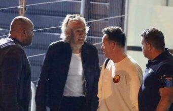 News Room Ant McPartlin is surrounded by security as