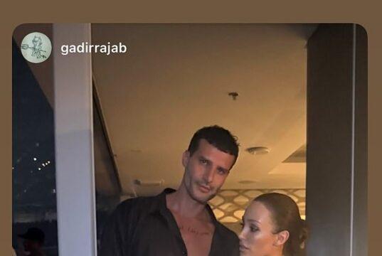 News Room Bianca Censori models a skintight blue catsuit