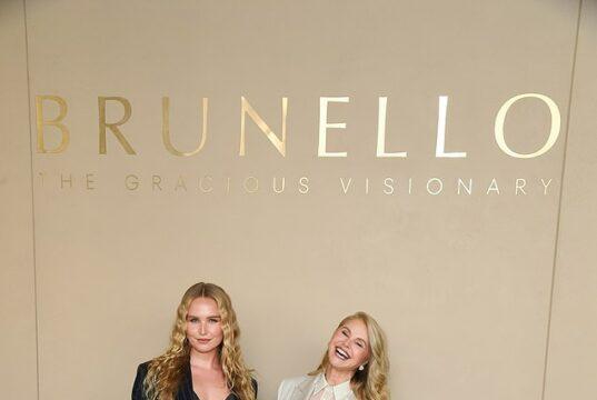 News Room : Christie Brinkley, 72, suits up with lookalike daughter Sailor Brinkley-Cook, 27, for Brunello screening News Room Christie Brinkley 72 suits up with lookalike