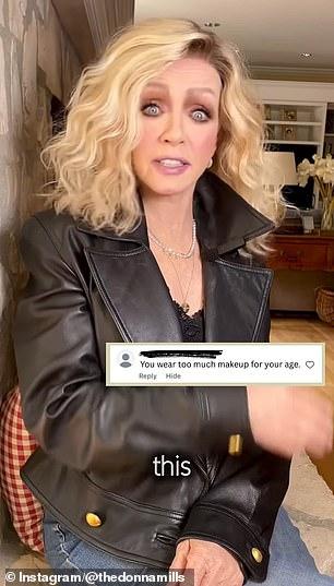 News Room : Donna Mills, 85, mocks critics who complain she uses ‘too much makeup’ with shocking transformation video