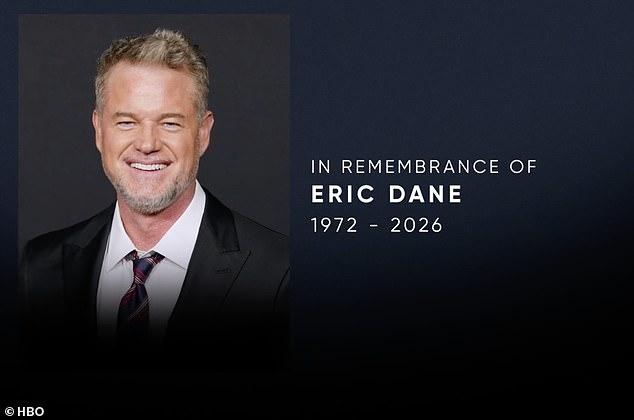 News Room : Euphoria star Eric Dane honored at start of season 3 premiere after his death from ALS