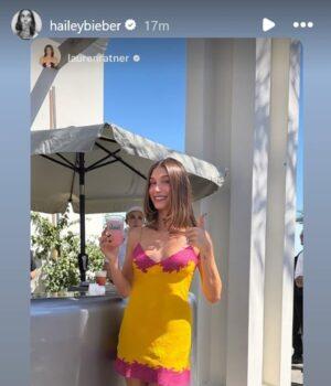 News Room : Hailey Bieber sizzles in slinky dress ahead of Justin’s show as celebs frolic around Coachella Day 2 News Room Hailey Bieber sizzles in slinky dress ahead