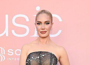 News Room Heidi Montag dazzles in sheer gown at
