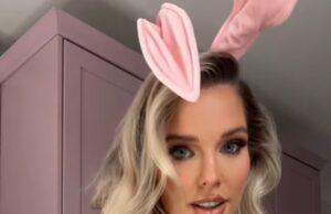 News Room : Helen Flanagan sends temperatures soaring as she dresses up as a sexy bunny for sizzling Easter video News Room Helen Flanagan sends temperatures soaring as she