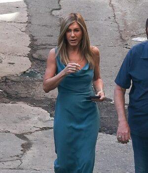 News Room Jennifer Aniston looks tan and fit wearing