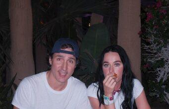 News Room : Katy Perry and Justin Trudeau dance to Justin Bieber, drink beer and enjoy late night noodles as the smitten singer shares her Coachella highlights News Room Katy Perry and Justin Trudeau dance to