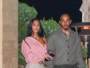 News Room Kim Kardashian looks smitten as she enjoys