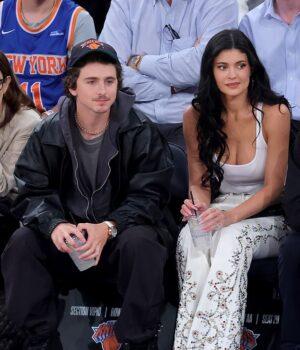 News Room Kylie Jenner nearly spills out of tank