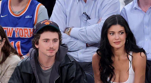 News Room : Kylie Jenner nearly spills out of tank top during courtside date with Timothee Chalamet at Knicks game News Room Kylie Jenner nearly spills out of tank