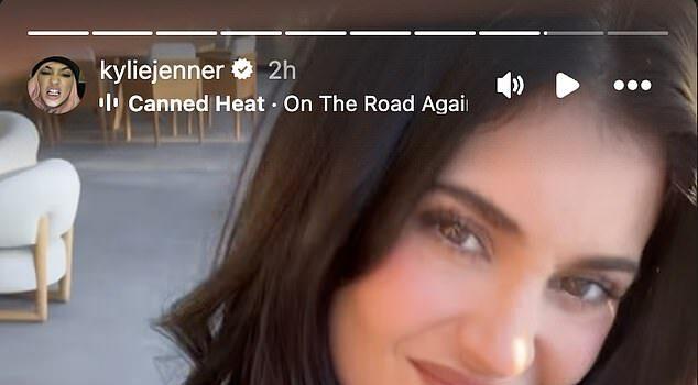 News Room Kylie Jenner nearly spills out of white