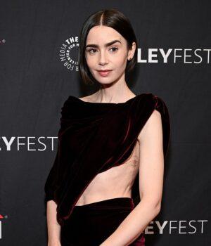 News Room : Lily Collins shows off her ribcage tattoo on the PaleyFest LA 2026 red carpet – but she got hers a decade before Zendaya News Room Lily Collins shows off her ribcage tattoo