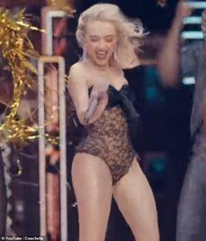 News Room : Sabrina Carpenter rocks sizzling NUDE look at Coachella Night 1 as she sets crowd ablaze with headline set News Room Sabrina Carpenter rocks sizzling NUDE look at