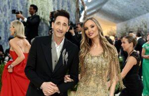 News Room : Adrien Brody’s glamorous partner Georgina Chapman stuns in a gold gown as the couple make a loved-up appearance at the Met Gala 2026 News Room Adrien Brodys glamorous partner Georgina Chapman stuns