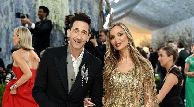 News Room Adrien Brodys glamorous partner Georgina Chapman stuns