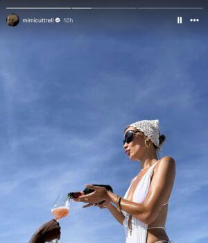 News Room Bella Hadid puts on VERY cheeky display