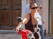 News Room : Bella Hadid turns heads in a plunging black dress as she steps out in Saint-Tropez during sun-soaked getaway News Room Bella Hadid turns heads in a plunging
