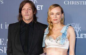 News Room : Diane Kruger glows in embellished bralette and ostrich feathers skirt with partner Norman Reedus at star-studded NYC Ballet Spring Gala News Room Diane Kruger glows in embellished bralette and