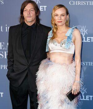 News Room Diane Kruger glows in embellished bralette and