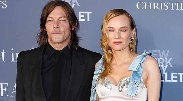 News Room Diane Kruger glows in embellished bralette and