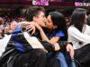 News Room : Kylie Jenner and Timothee Chalamet share a passionate kiss as they celebrate the NY Knicks historic win in Cleveland News Room Kylie Jenner and Timothee Chalamet share a