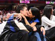 News Room : Kylie Jenner and Timothee Chalamet share a passionate kiss as they celebrate the NY Knicks historic win in Cleveland News Room Kylie Jenner and Timothee Chalamet share a