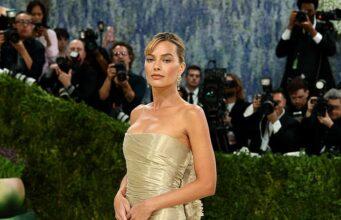 News Room Margot Robbies Chanel gown is branded the