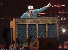 News Room : Morgan Wallen suffers shocking onstage meltdown as he FLIPS piano mid-concert in Denver