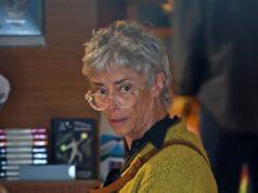 News Room : Rare sighting of former sex siren Rachel Ward as she holds a very telling book after lashing back at online firestorm over her grey hair