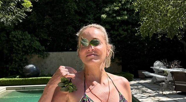 News Room Sharon Stone 68 flaunts her incredible figure