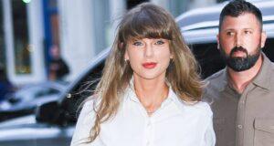 News Room : Taylor Swift steps out in bridal white AGAIN as the unusual way guests are receiving invites to Travis Kelce wedding is revealed