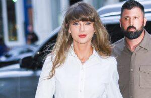 News Room : Taylor Swift steps out in bridal white AGAIN as the unusual way guests are receiving invites to Travis Kelce wedding is revealed News Room Taylor Swift steps out in bridal white