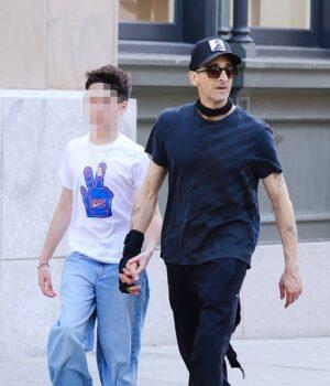News Room : Adrien Brody holds hands with girlfriend Georgina Chapman’s son, 13, in NYC… after jailed Harvey Weinstein reacted to the actor raising his kids News Room Adrien Brody holds hands with girlfriend Georgina