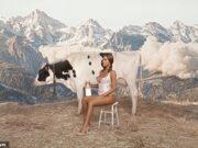 News Room Bianca Censori milks a cow while dressed