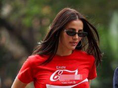 News Room : Indy Clinton shocks onlookers as she arrives at Federal Court in X-rated T-shirt alongside husband Ben Azar as he sues his former employer for alleged unfair dismissal