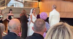 News Room : Inside the lavish, star-studded Sydney Opera House wedding of top Australian lawyer as Karl Stefanovic pulls off the ultimate wedding photobomb and Harry Garside parties it up