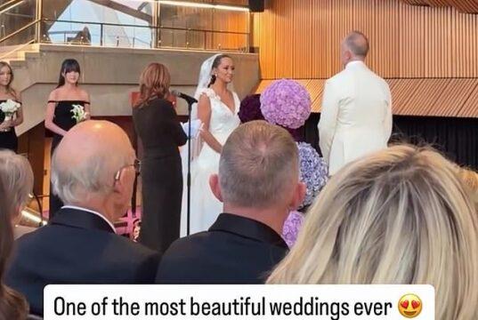 News Room : Inside the lavish, star-studded Sydney Opera House wedding of top Australian lawyer as Karl Stefanovic pulls off the ultimate wedding photobomb and Harry Garside parties it up News Room Inside the lavish star studded Sydney Opera House