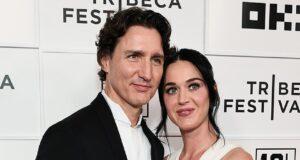 News Room : Katy Perry and boyfriend Justin Trudeau make their red carpet debut as they put on a VERY cozy display at her NYC concert film premiere