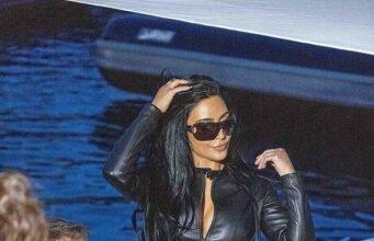 News Room Kim Kardashian goes full WAG mode as