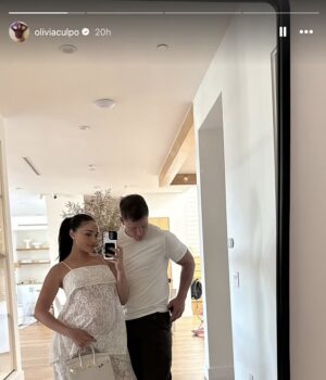 News Room Pregnant Olivia Culpo shows off her baby