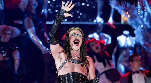News Room : The tawdry Tonys! CBS viewers left agape as The Hobbit star Luke Evans puts on X-rated display onstage News Room The tawdry Tonys CBS viewers left agape