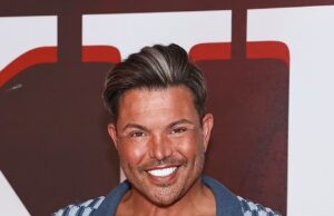 News Room : Bobby Norris can’t stop smiling as he shows off his new facelift at Jackie The Stripper premiere after revealing he’s spent over £50K on fillers