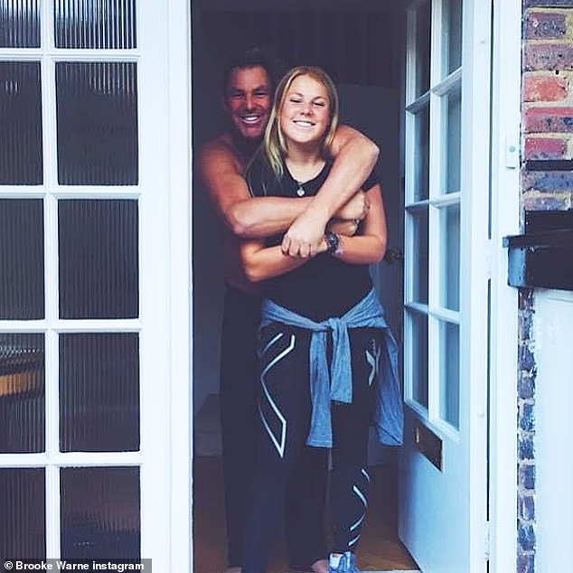 News Room : Brooke Warne says late father Shane sent a touching sign as she got engaged to longtime boyfriend Alex Heath