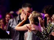 News Room : Travis Kelce’s heartwarming reaction to marrying Taylor Swift revealed: How NFL star let down his guard during Madison Square Garden ceremony News Room Travis Kelces heartwarming reaction to marrying Taylor